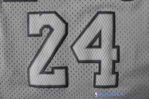 Maillot NBA Pas Cher Los Angeles Lakers Kobe Bryant 24 Gris