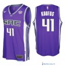 Maillot NBA Pas Cher Sacramento Kings kosta koufos 41 Purpura 2017/18