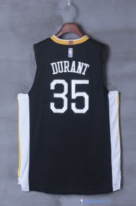 Maillot NBA Pas Cher Golden State Warriors Kevin Durant 35 Noir 2017/18