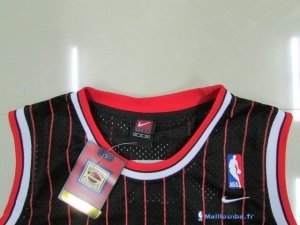 Maillot NBA Pas Cher Chicago Bulls Junior Michael Jordan 23 Noir Bande