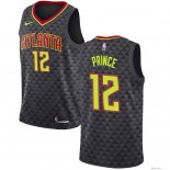 Maillot NBA Pas Cher Atlanta Hawks Taurean Prince 12 Noir Icon 2017/18