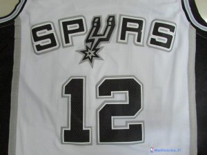 Maillot NBA Pas Cher San Antonio Spurs LaMarcus Aldridge 12 Blanc