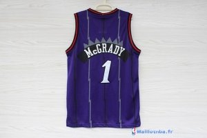 Maillot NBA Pas Cher Toronto Raptors Tracy McGrady 1 Retro Pourpre