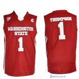 Maillot NCAA Pas Cher Washington State Thompson 1 Rouge