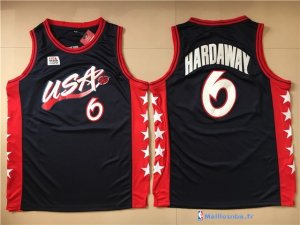 Maillot NBA Pas Cher USA 1996 Anfernee Hardaway 6 Noir