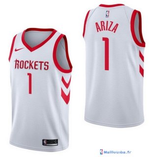 Maillot NBA Pas Cher Houston Rockets Trevor Ariza 1 Blanc Association 2017/18