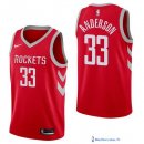 Maillot NBA Pas Cher Houston Rockets Ryan Anderson 33 Rouge Icon 2017/18
