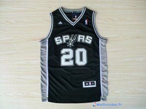 Maillot NBA Pas Cher San Antonio Spurs Manu Ginóbili 20 Noir