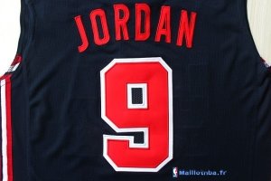 Maillot NBA Pas Cher USA 1992 Jordan 9 Noir