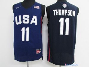 Maillot NBA Pas Cher USA 2016 Klay Thompson 11 Bleu