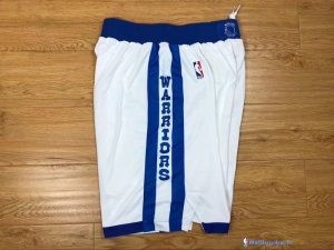 Pantalon NBA Pas Cher Golden State Warriors Nike Retro Blanc