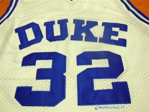 Maillot NCAA Pas Cher Duke Christian Laettner 32 Blanc