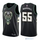 Maillot NBA Pas Cher Milwaukee Bucks Kendall Marshall 55 Noir Statement 2017/18