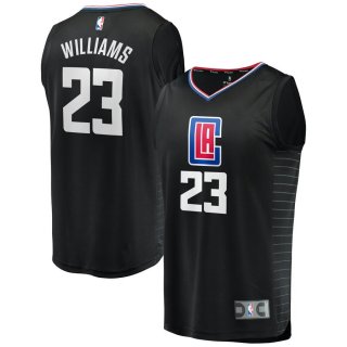 LA Clippers Lou Williams Fanatics Branded Black Fast Break Replica Jersey - Statement Edition