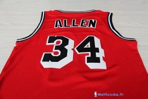 Maillot NBA Pas Cher Miami Heat Ray Allen 34 Retro Rouge