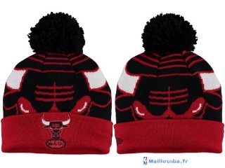 Tricoter un Bonnet NBA Chicago Bulls 2017 Noir 14