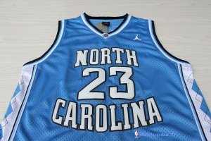 Maillot NCAA Pas Cher North Carolina Michael Jordan 23 Bleu