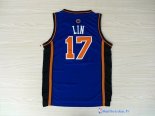 Maillot NBA Pas Cher New York Knicks Jeremy Lin 17 Bleu