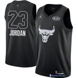 Maillot NBA Pas Cher NBA All Star 2018 Michael Jordan 23 Noir