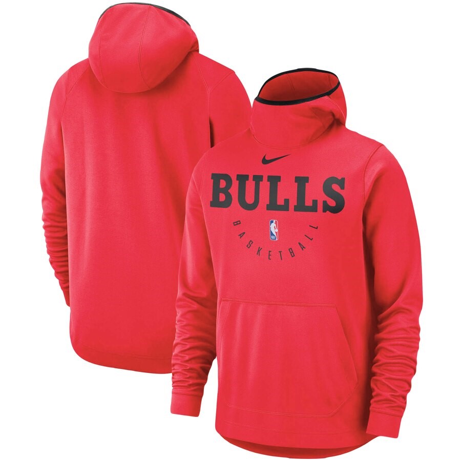 Chicago Bulls Nike Red Spotlight Performance Pullover Hoodie - Maillot ...