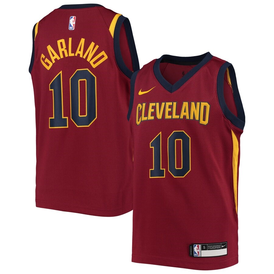 Cleveland Cavaliers Darius Garland Nike Wine Team Swingman Jersey ...