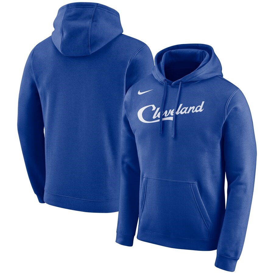 Cleveland Cavaliers Nike Blue City Edition Logo Essential Pullover ...