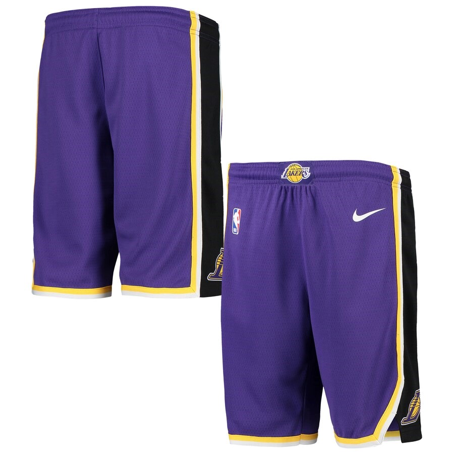 Los Angeles Lakers Nike Purple Swingman Statement Shorts - Maillot ...