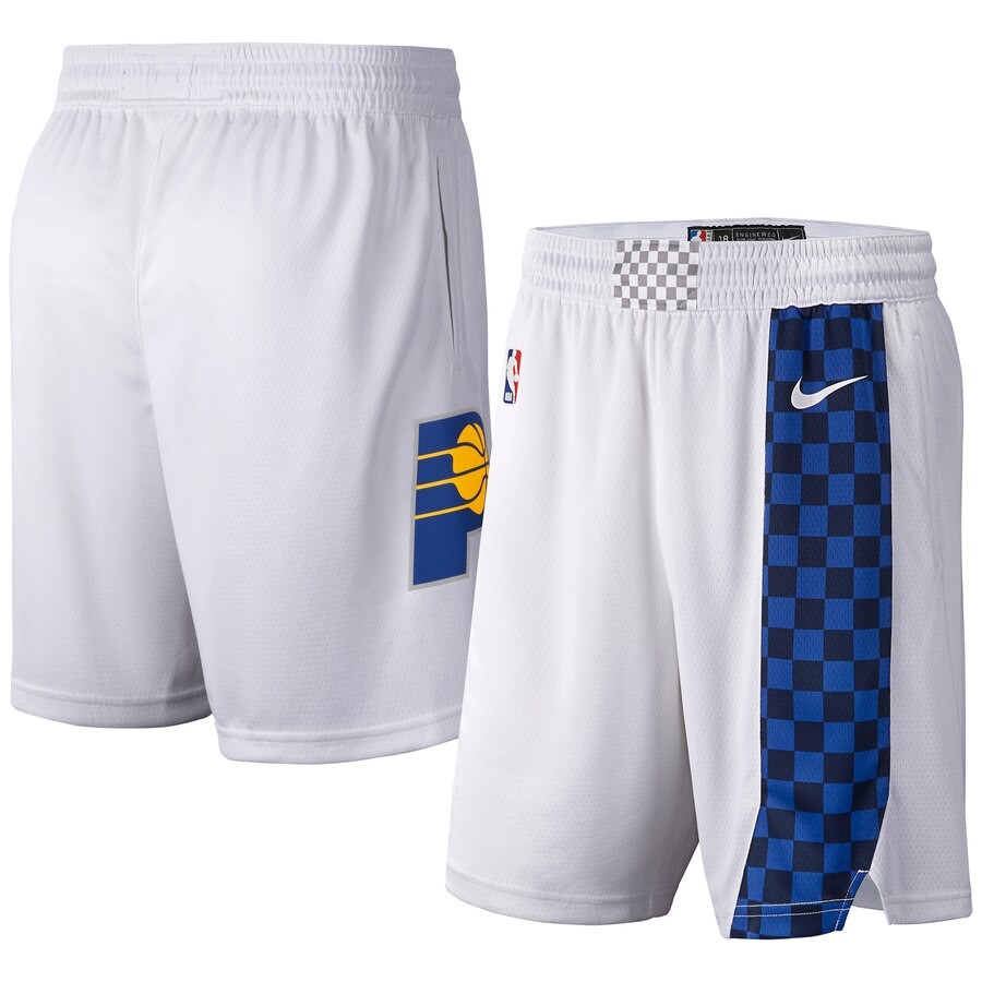 Indiana Pacers Nike White 2019/20 City Edition Swingman Shorts ...