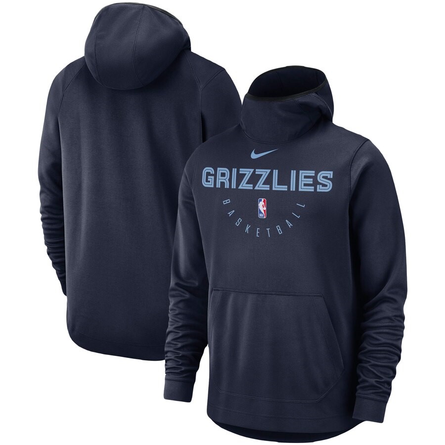 Memphis Grizzlies Nike Navy Spotlight Performance Pullover Hoodie ...