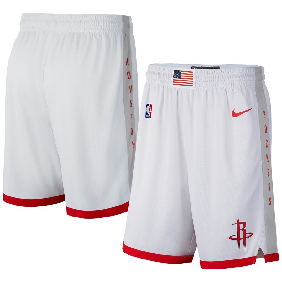 Houston Rockets Nike White 2019/20 City Edition Swingman Shorts ...