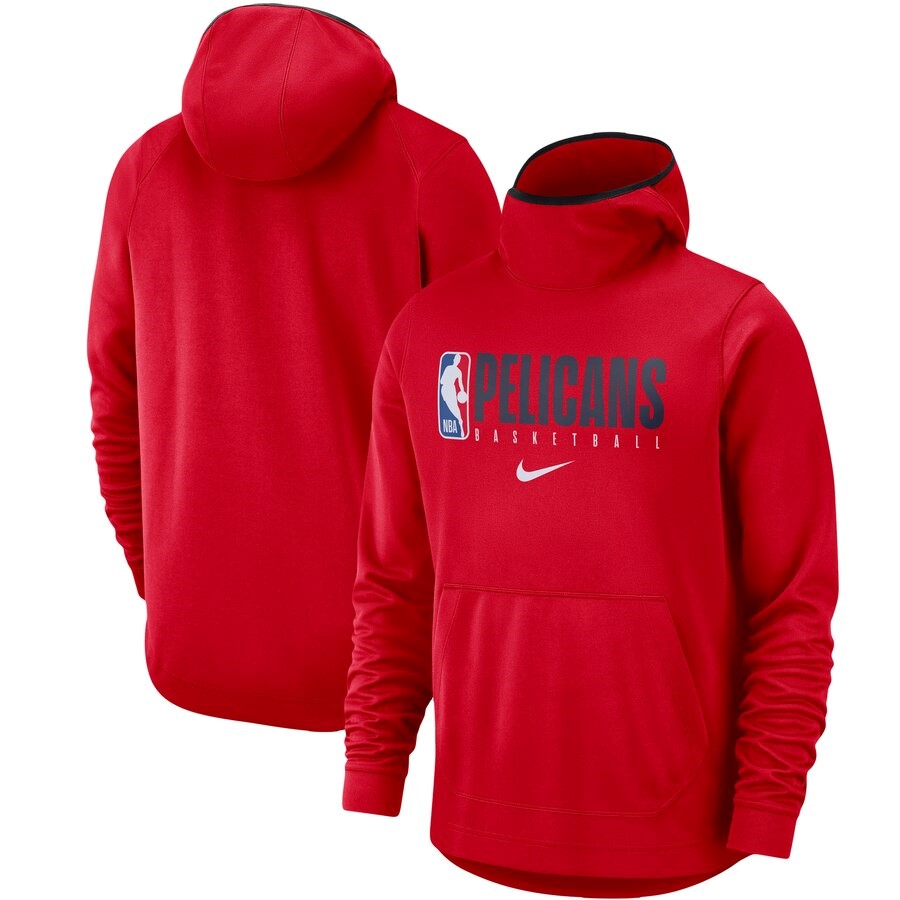 New Orleans Pelicans Nike Red Spotlight Practice Performance Pullover ...