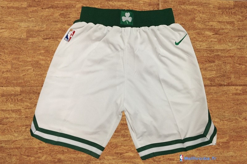 Pantalon NBA Pas Cher Boston Celtics Nike Blanc - Maillot Basket NBA ...