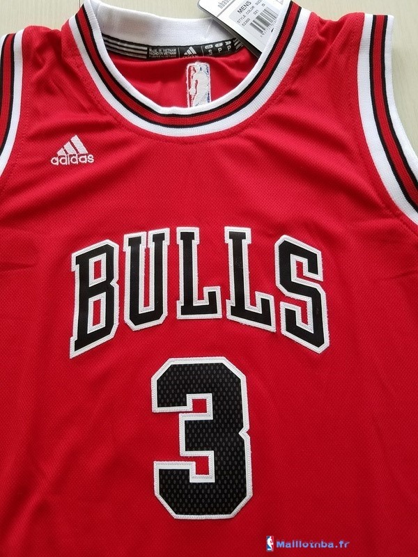 Maillot NBA Pas Cher Chicago Bulls Junior Dwyane Wade 3 Rouge - Maillot ...