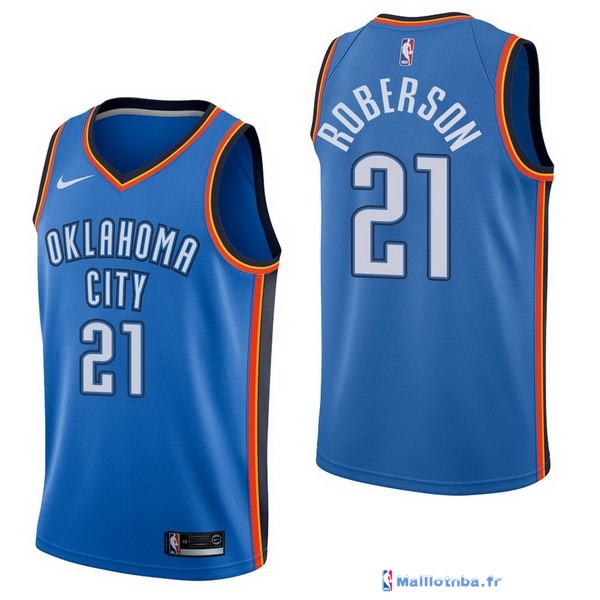 Maillot NBA Pas Cher Oklahoma City Thunder Andre Roberson 21 Bleu Icon ...